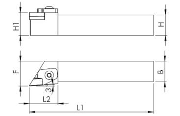 KRAFT SCLCR 2020 K09 Dış Çap Torna Kateri